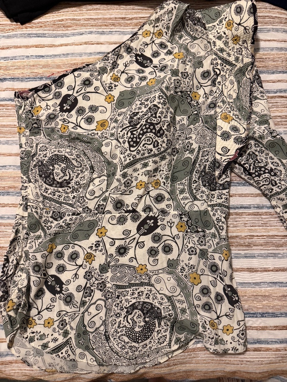 Isabel Marant Carina Top in Ecru/Almond Size 40